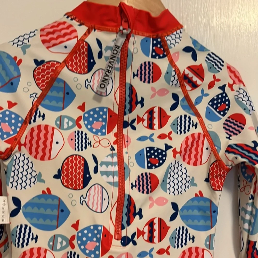 Bonverano one piece toddler swimsuit